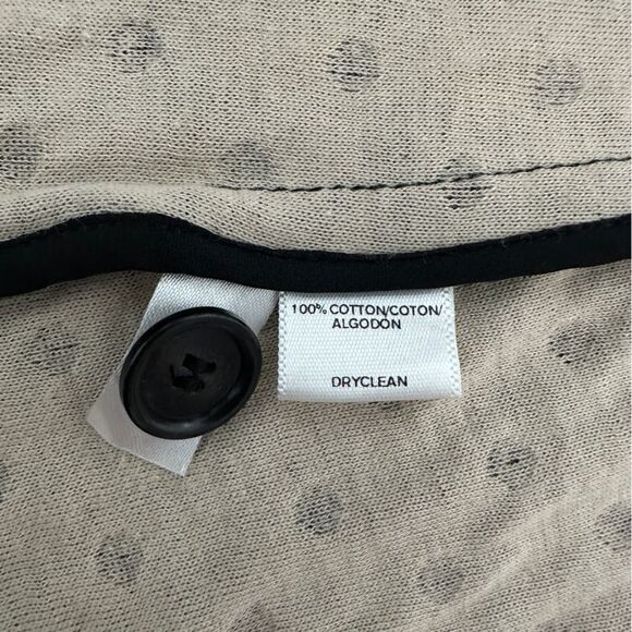 The Loft soft polka dot blazer Black with beige spots size 6 - Picture 9 of 9